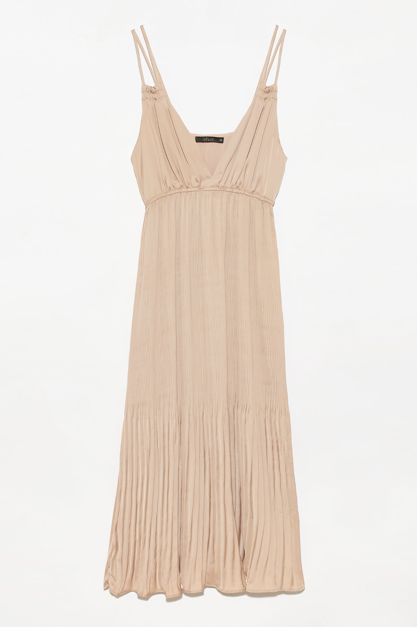 Elite Pleat Maxi Dress