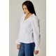 Symmetry Trim V Neck Top