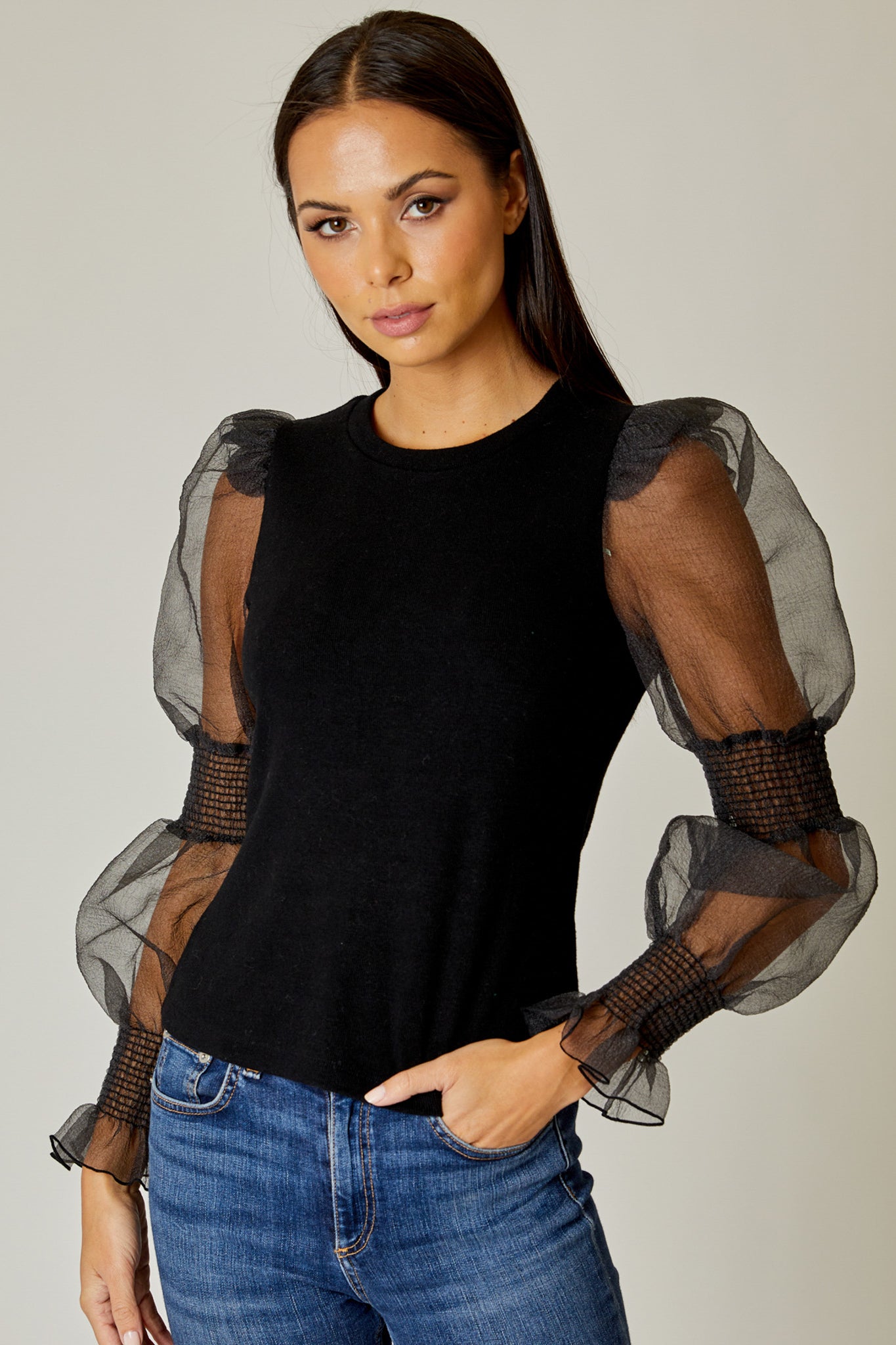 Crisp Sleeve Top