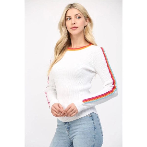 Vogue Trim Knit Top