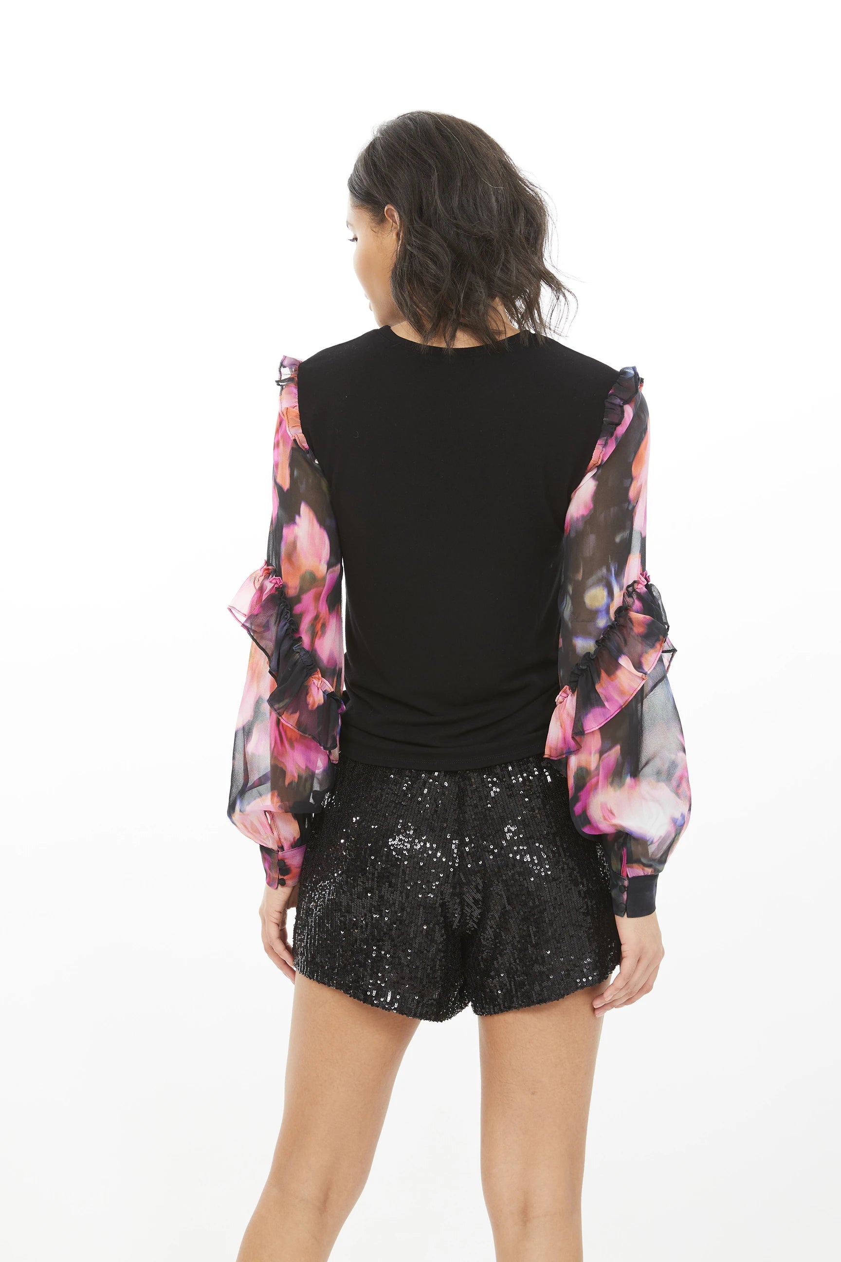 Aria Floral Sleeve Top