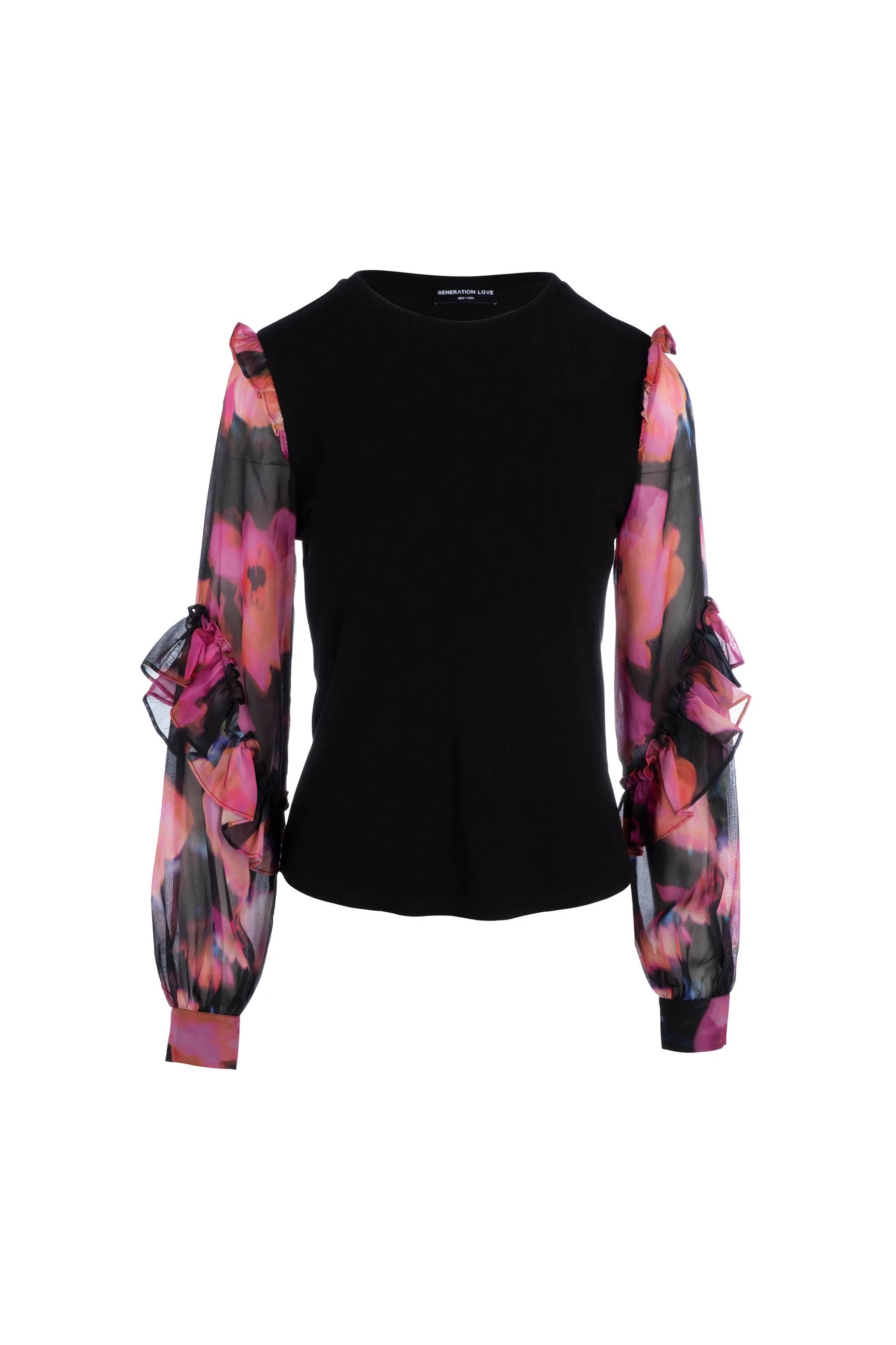 Aria Floral Sleeve Top