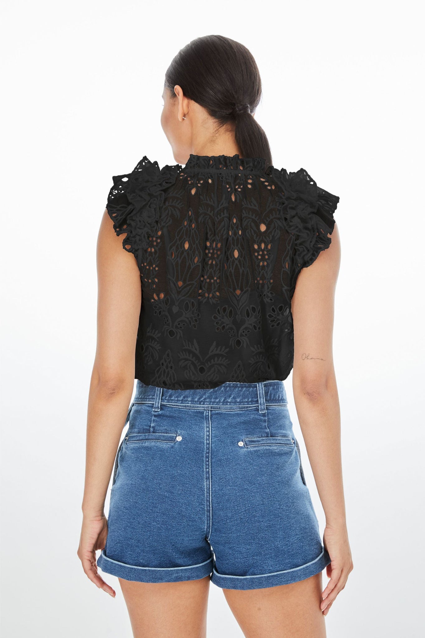 Frost Embroidered Top