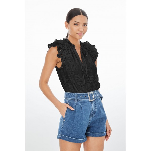 Frost Embroidered Top