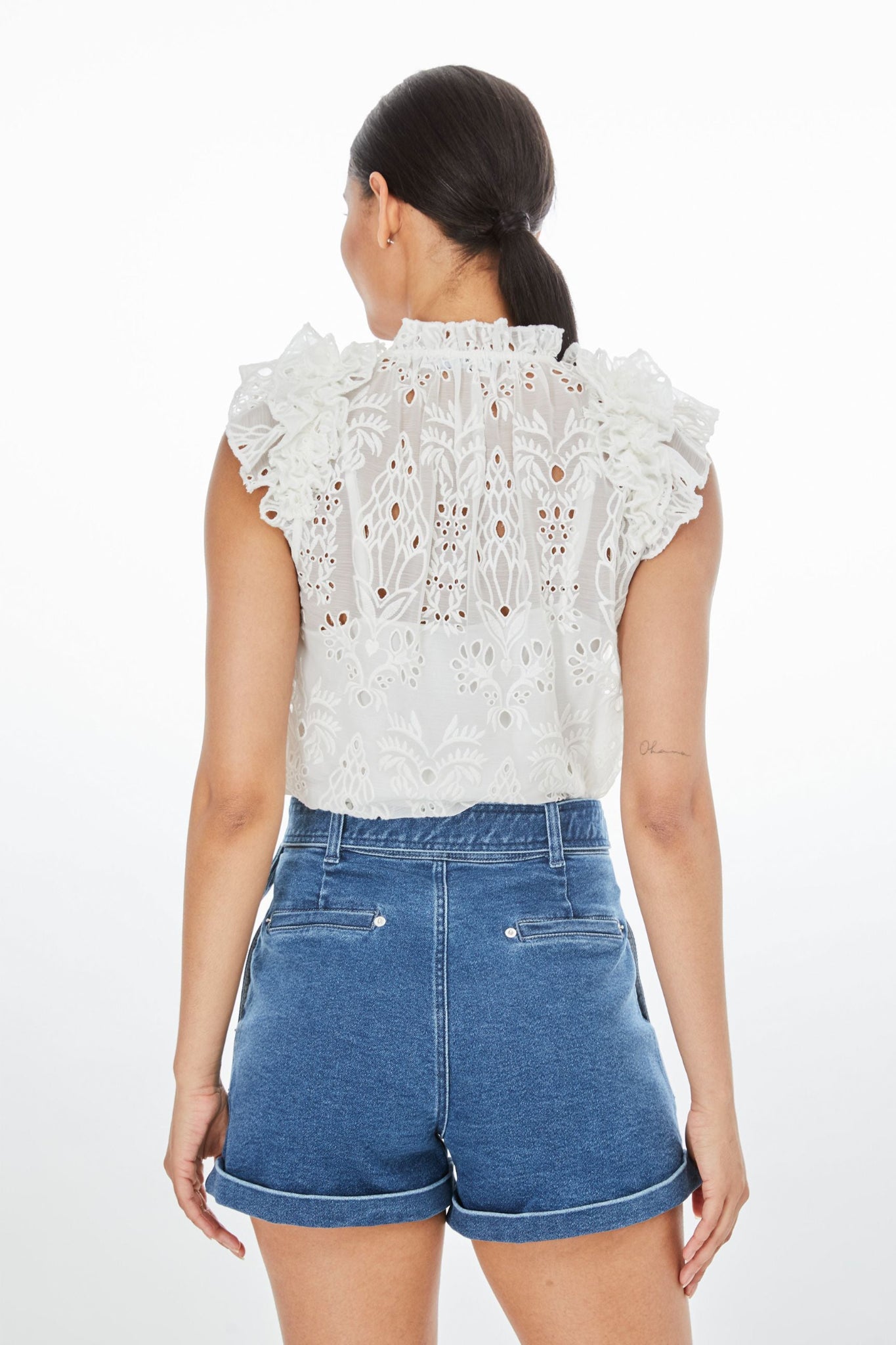 Frost Embroidered Top