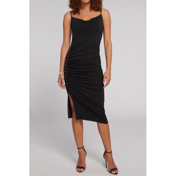 Soul Drift Lace-Up Dress