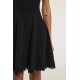 Midnight Bloom Lace Knit Dress