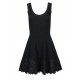 Midnight Bloom Lace Knit Dress