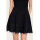 Midnight Bloom Lace Knit Dress