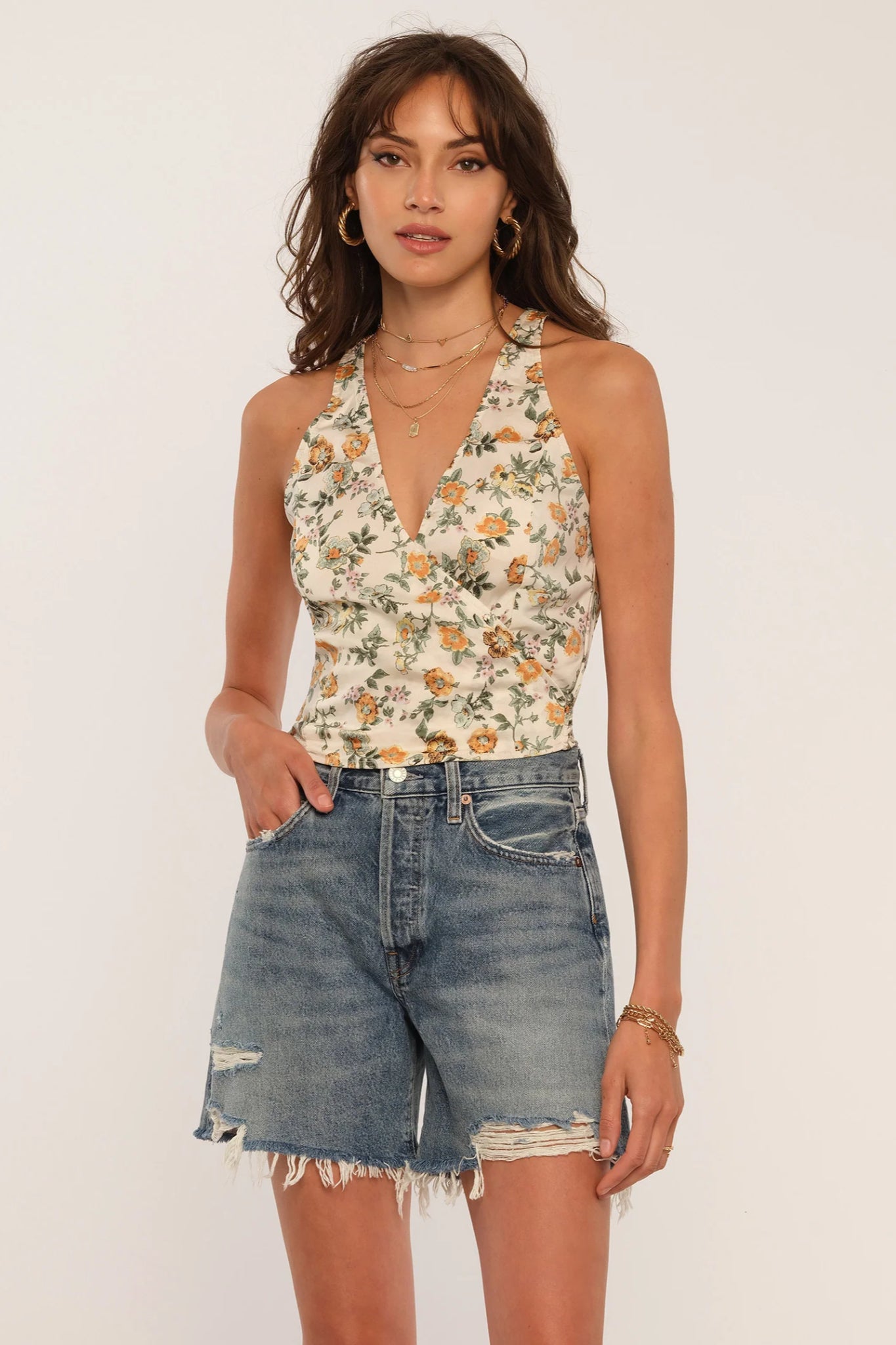 Luxe Floral Top