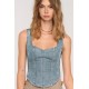 Vertex Denim Top