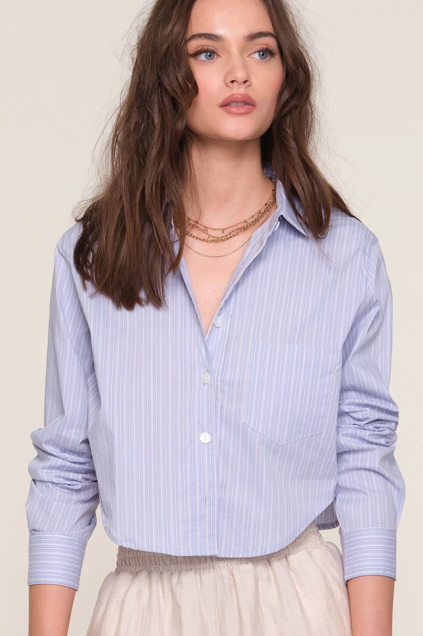 Crimson Vibe Crop Shirt