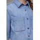 Envie Soft Denim Crop Shirt