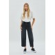 Velvet Crop Wide Leg Jean