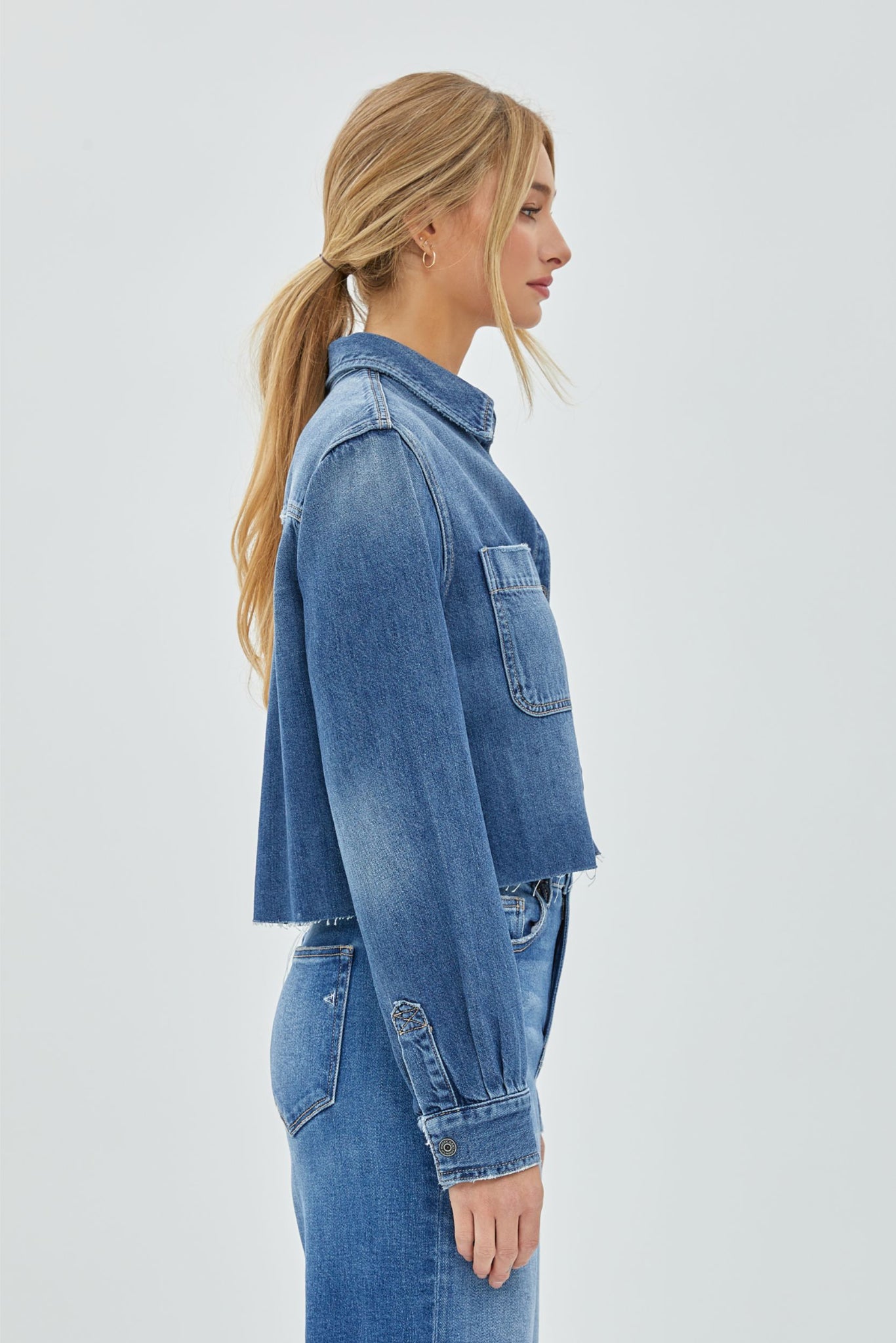 Onyx Edge Denim Shirt
