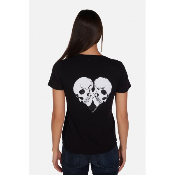 Silent Echo Skull Heart Tee