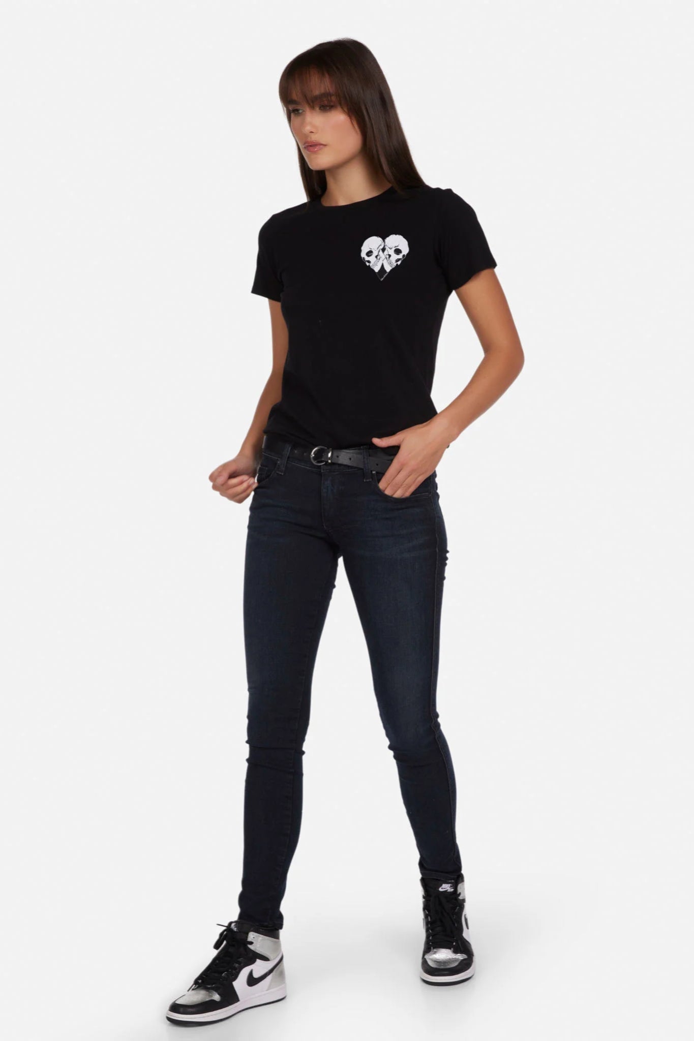 Silent Echo Skull Heart Tee