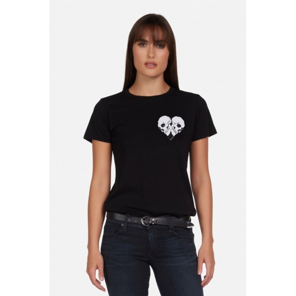 Silent Echo Skull Heart Tee