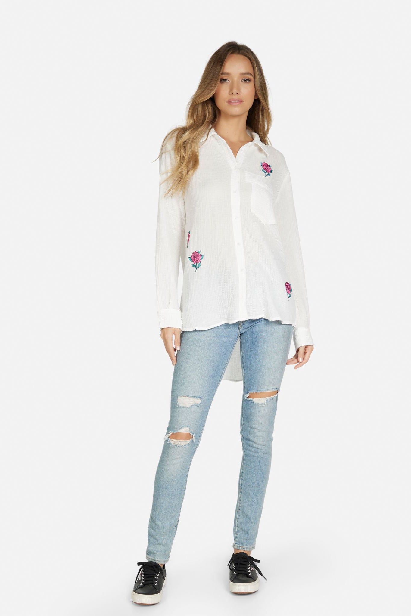 Essence Paradox Crystal Rose Button Down
