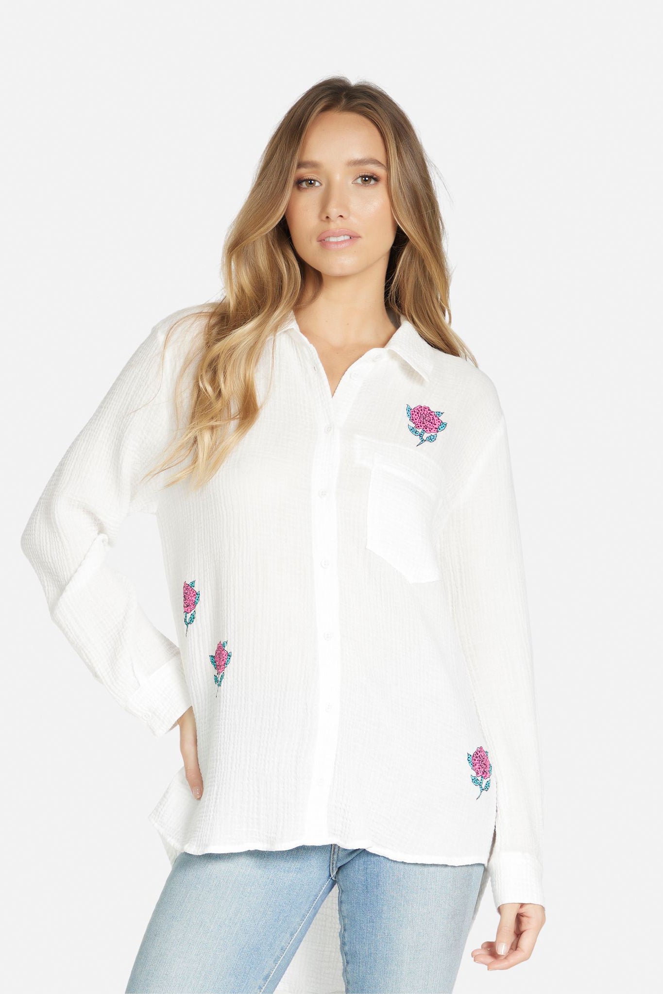 Essence Paradox Crystal Rose Button Down