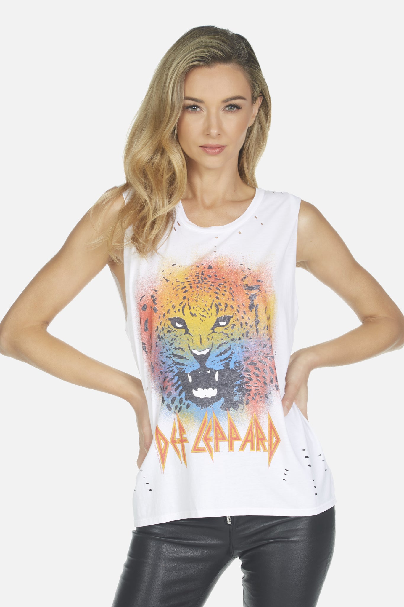 Midnight Bloom Def Leppard Tank