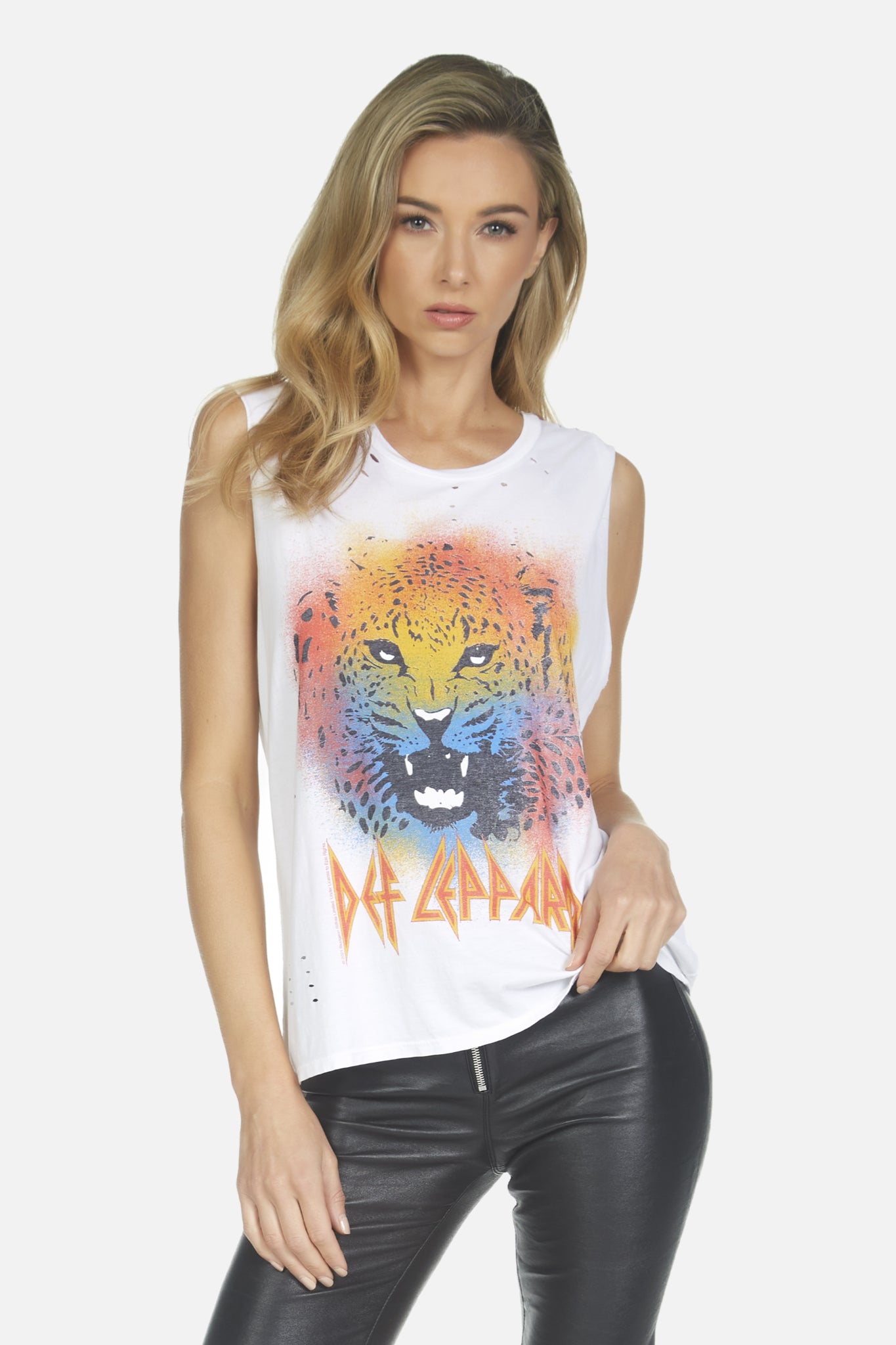 Midnight Bloom Def Leppard Tank