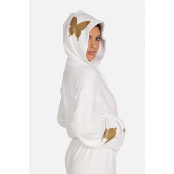 Fuoco Butterfly Zip Up