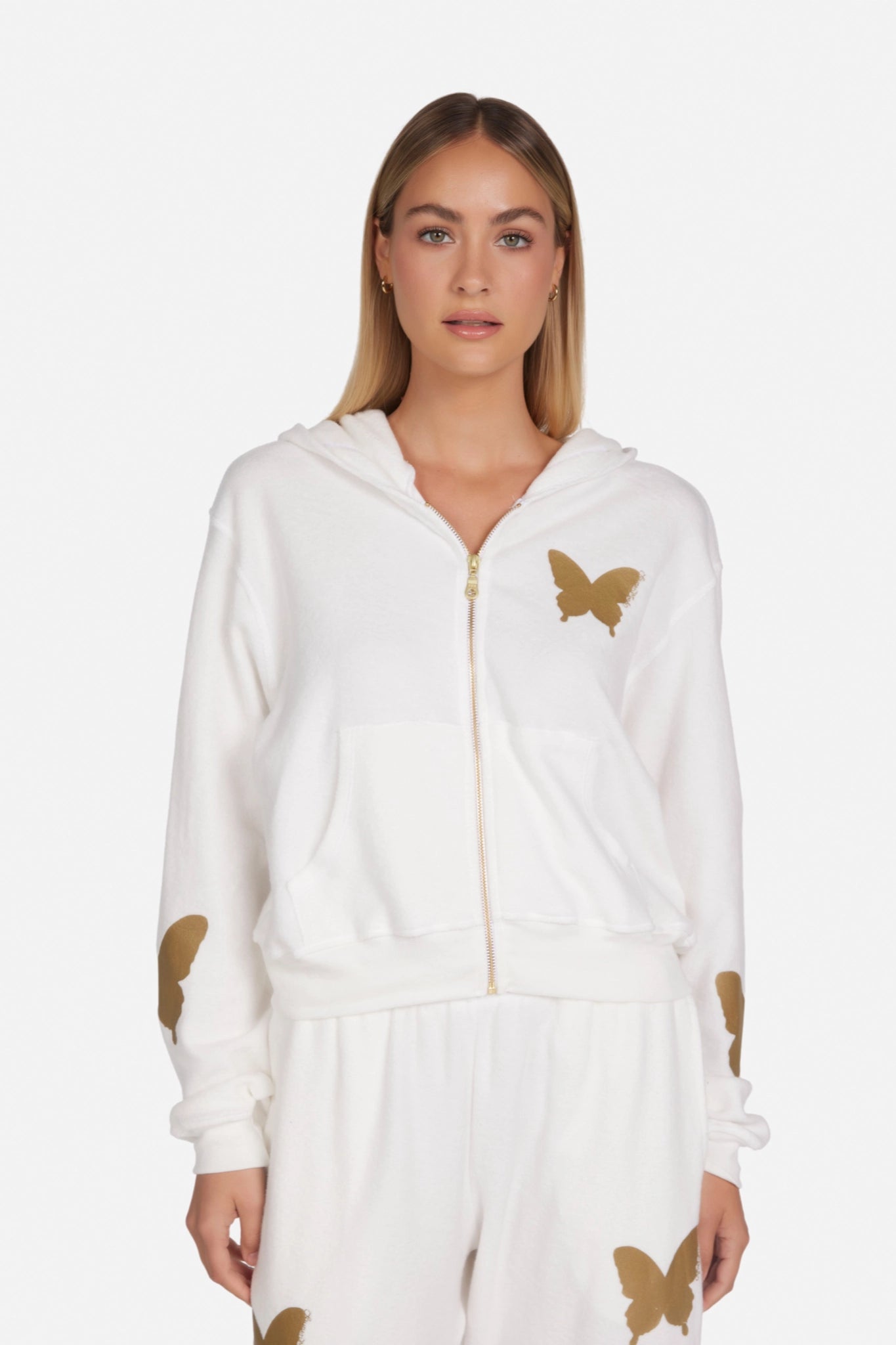 Fuoco Butterfly Zip Up