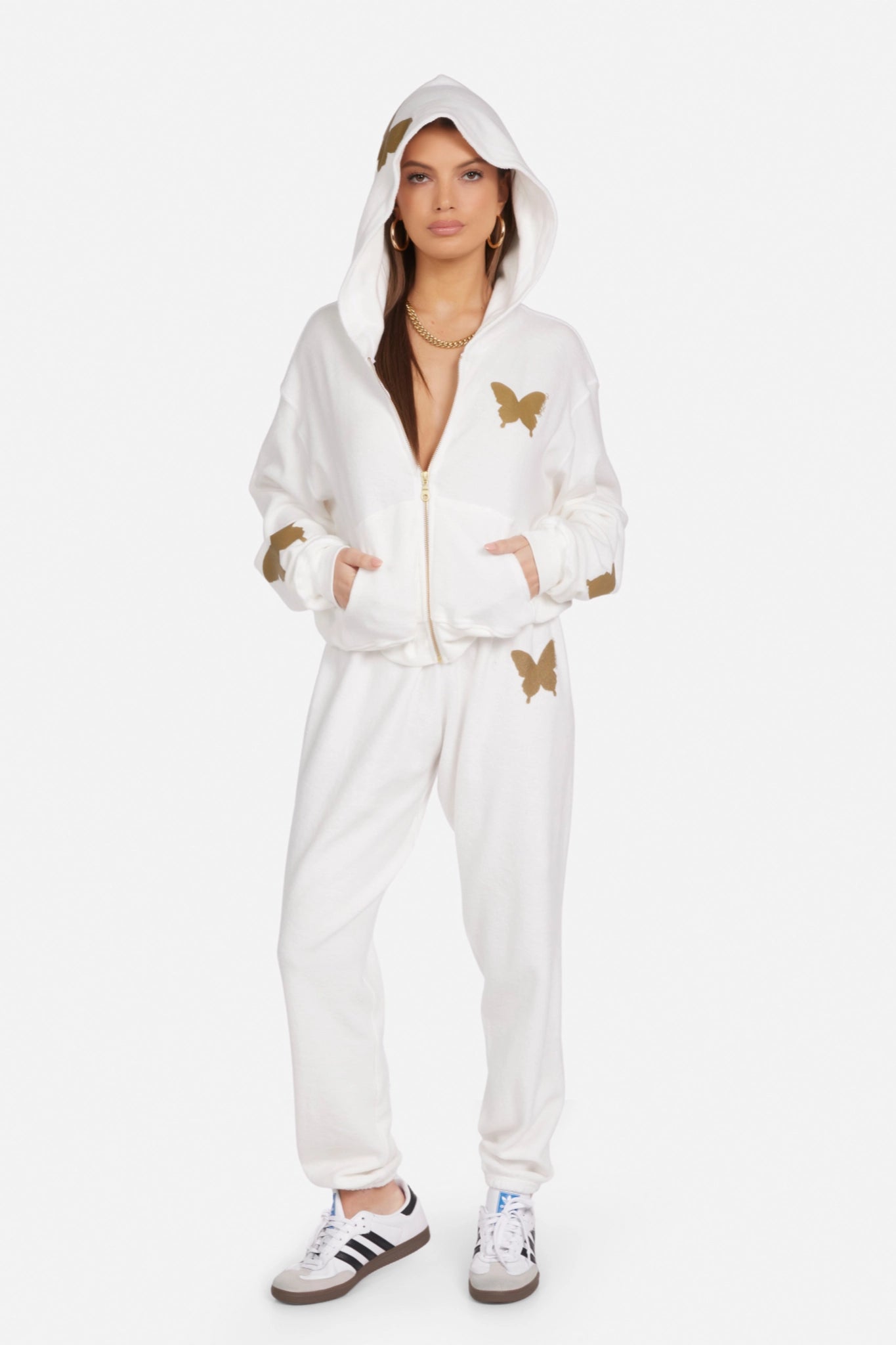 Fuoco Butterfly Zip Up