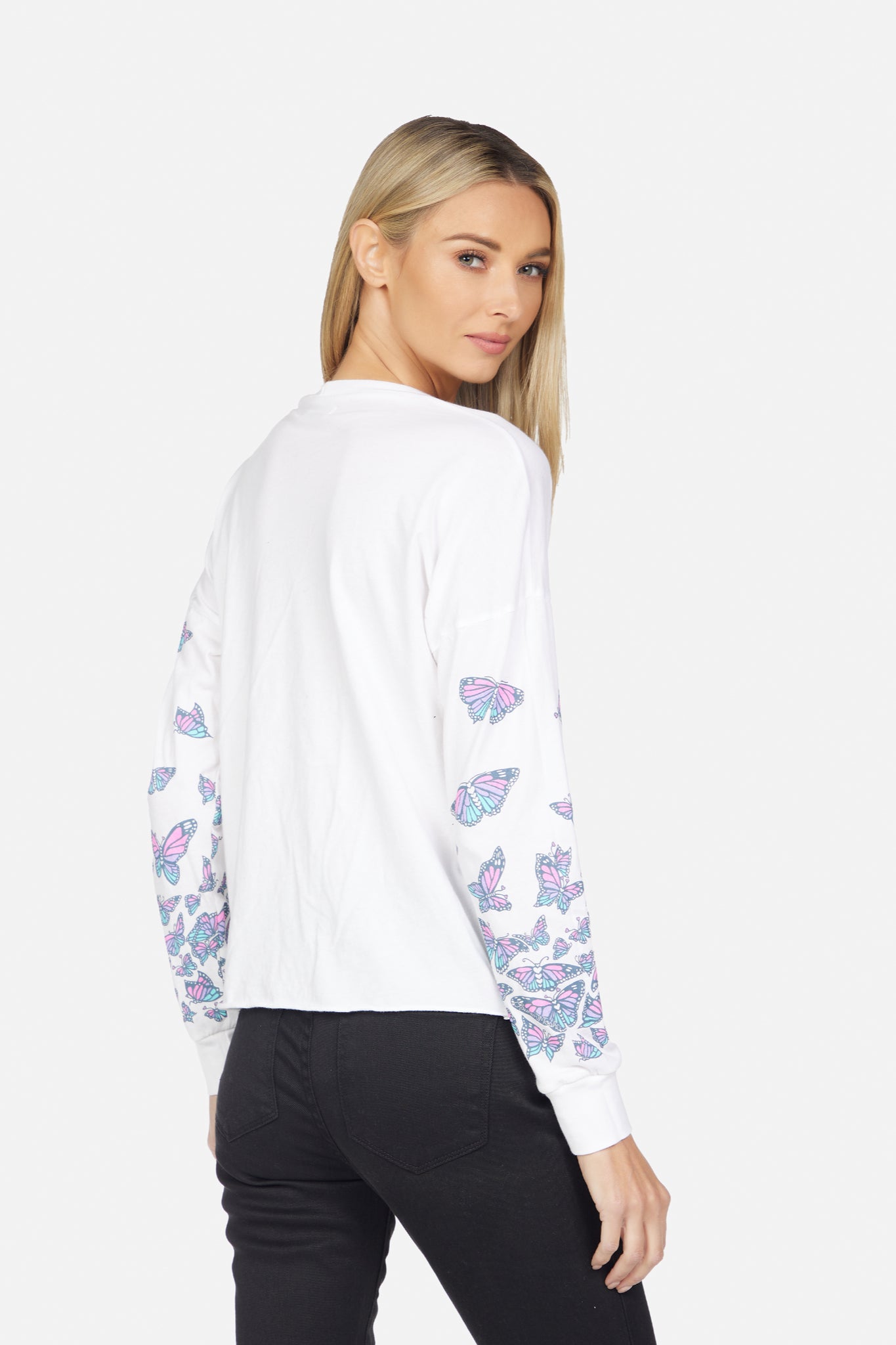 Vogue Butterfly Skull Tee