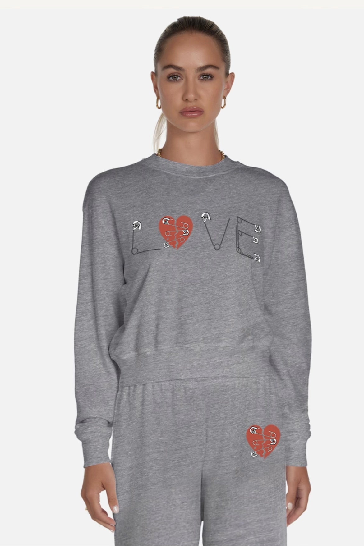 Infinity Safety Pin Sweatshirt