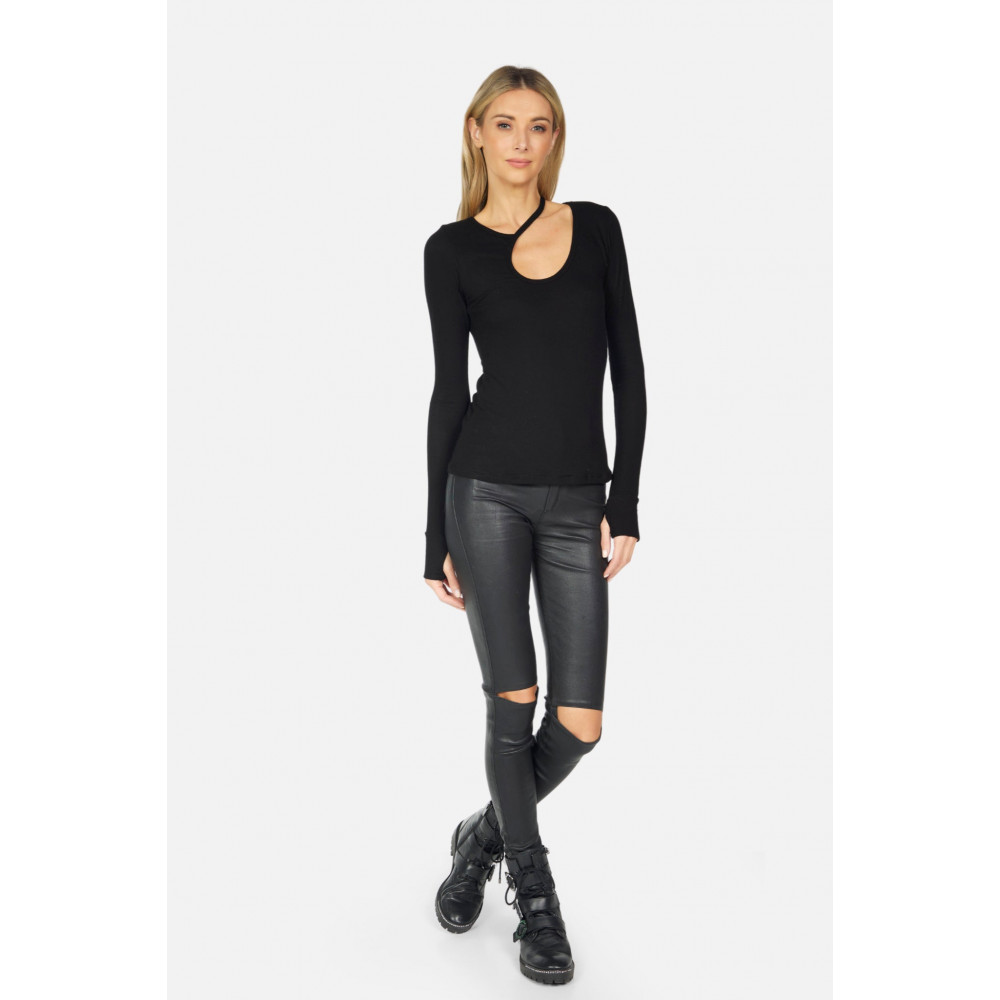 Smeraldo Rib Asymmetric Top