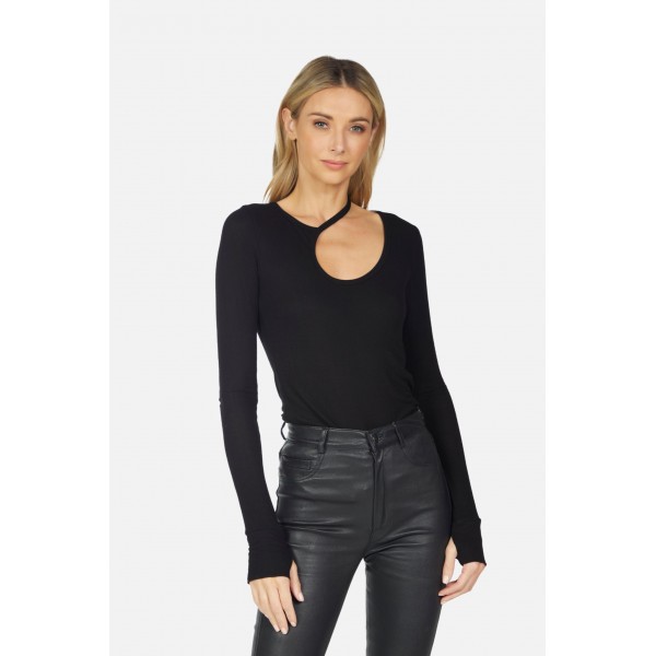Tone Rib Asymmetric Top