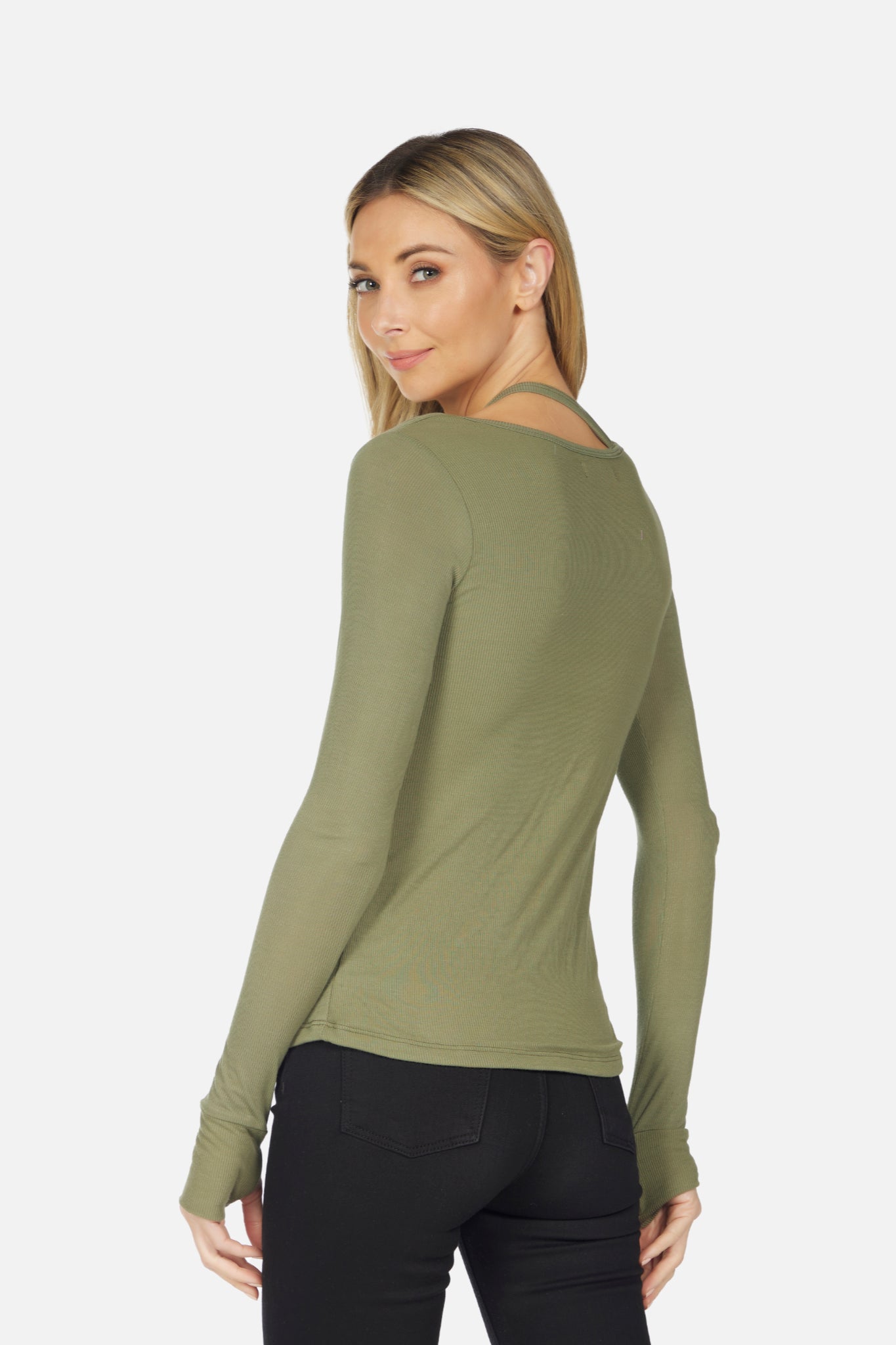 Tone Rib Asymmetric Top