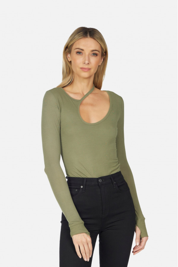 Smeraldo Rib Asymmetric Top
