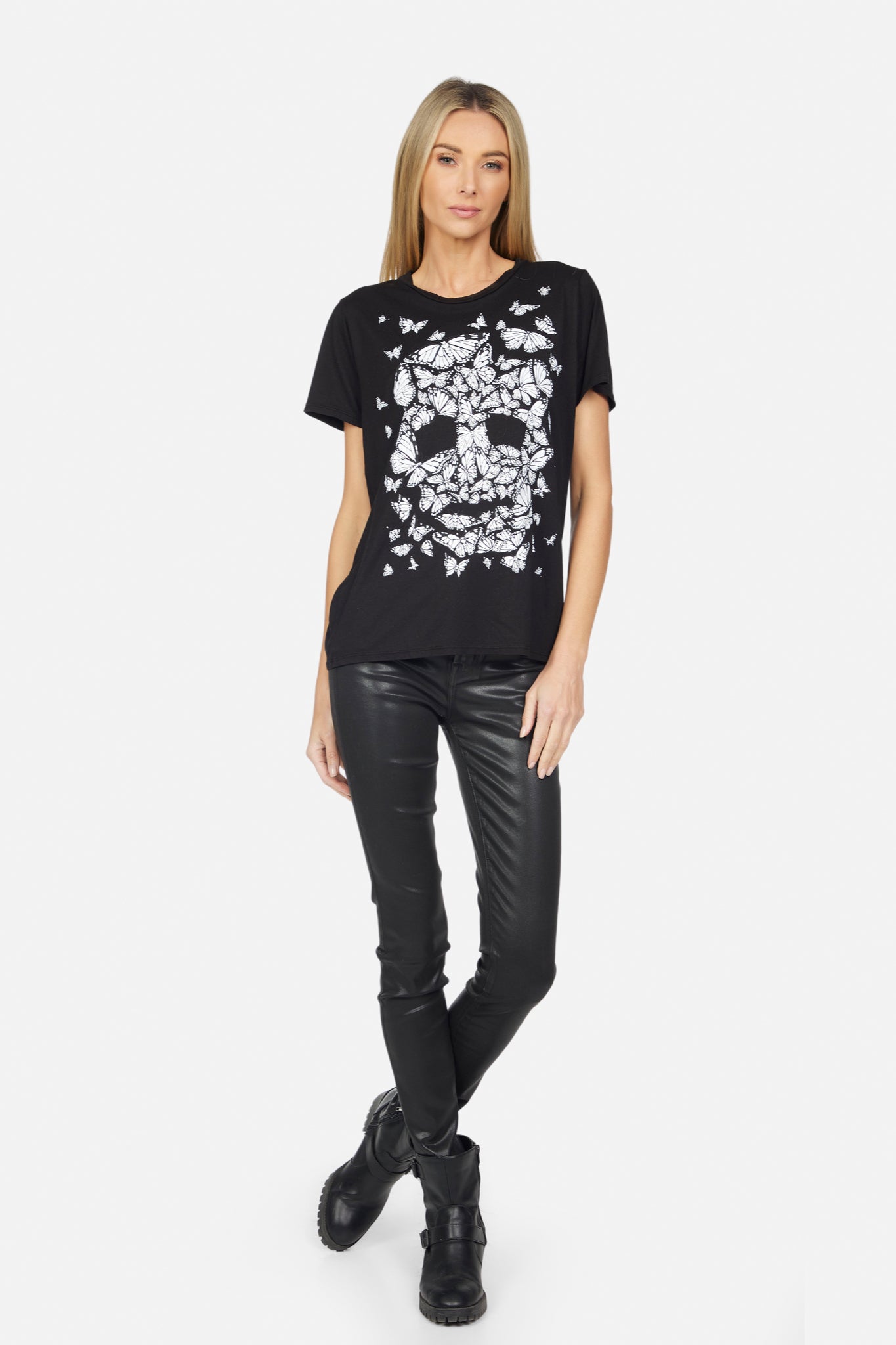 Lumina Butterfly Skull Tee
