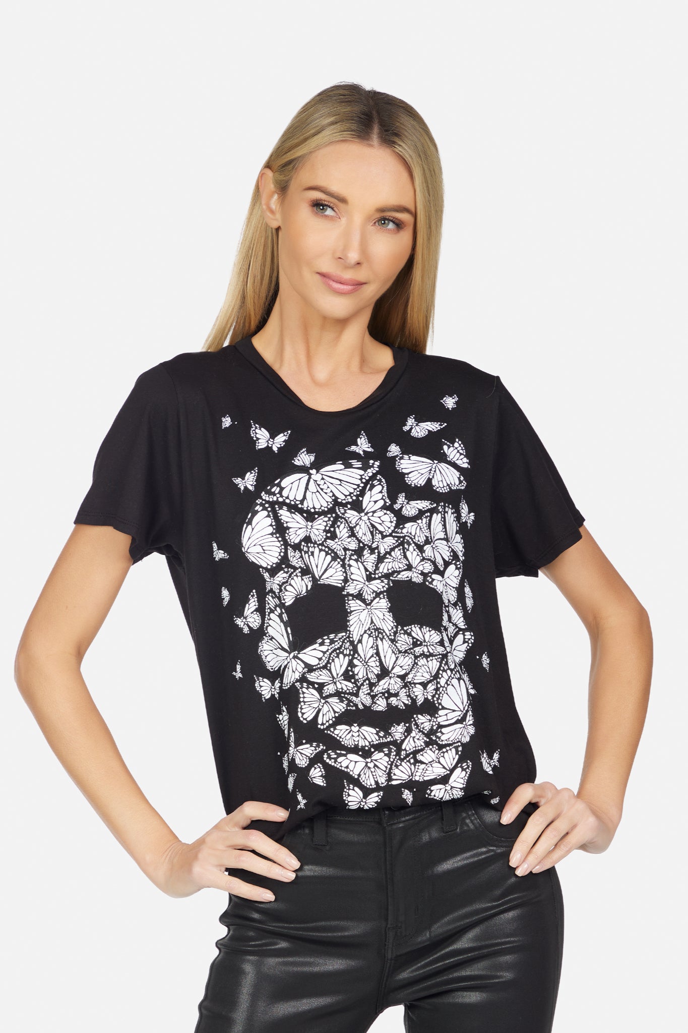 Lumina Butterfly Skull Tee