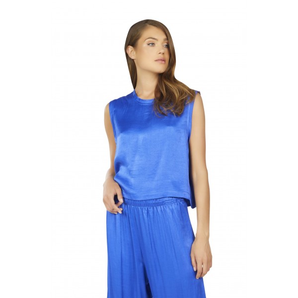 Révé Satin Crop Tank