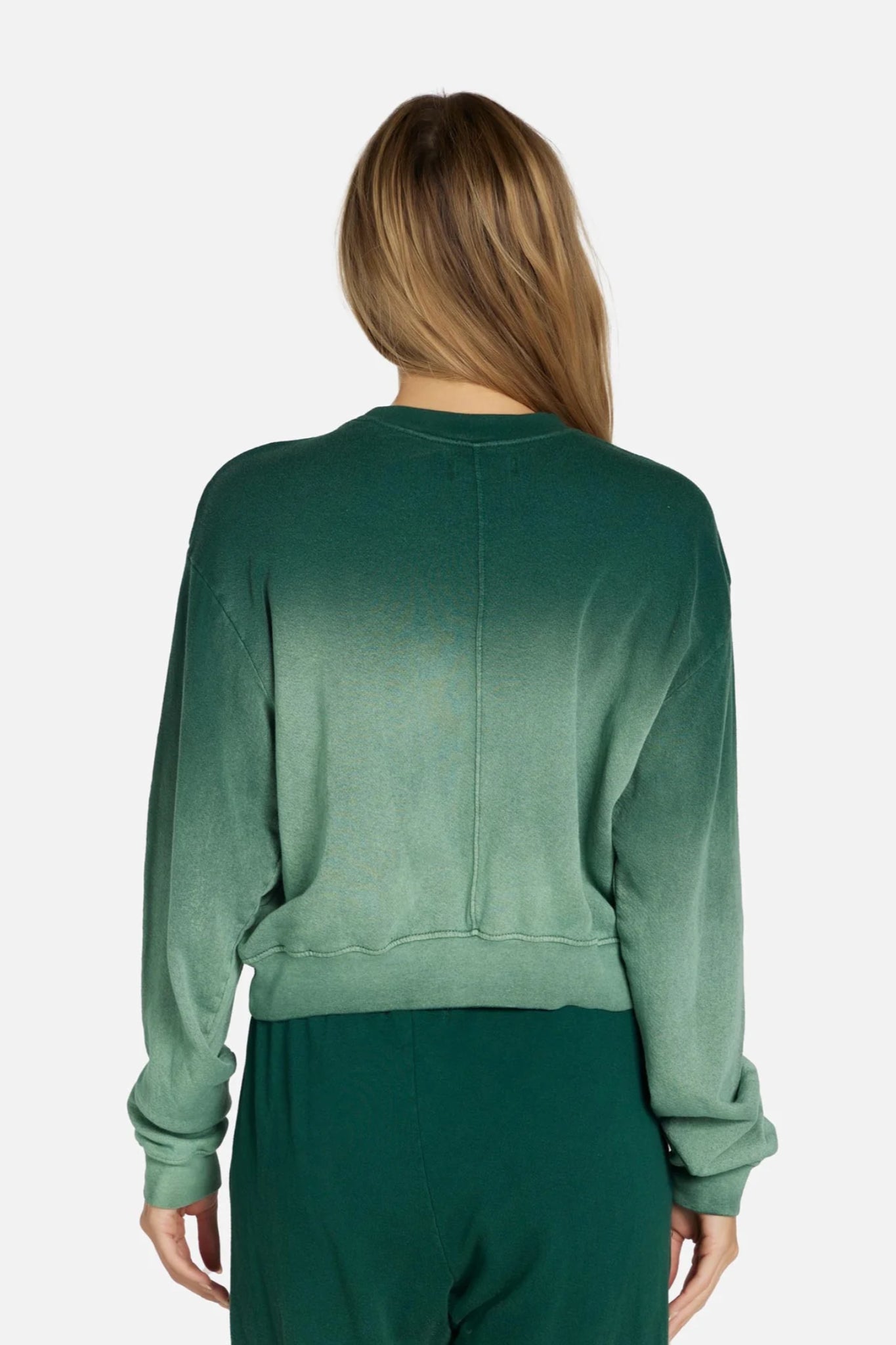 Valhalla Crop Ombre Sweatshirt