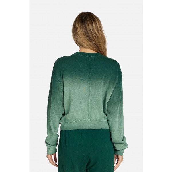 Metro Crop Ombre Sweatshirt