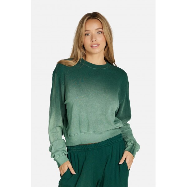 Metro Crop Ombre Sweatshirt