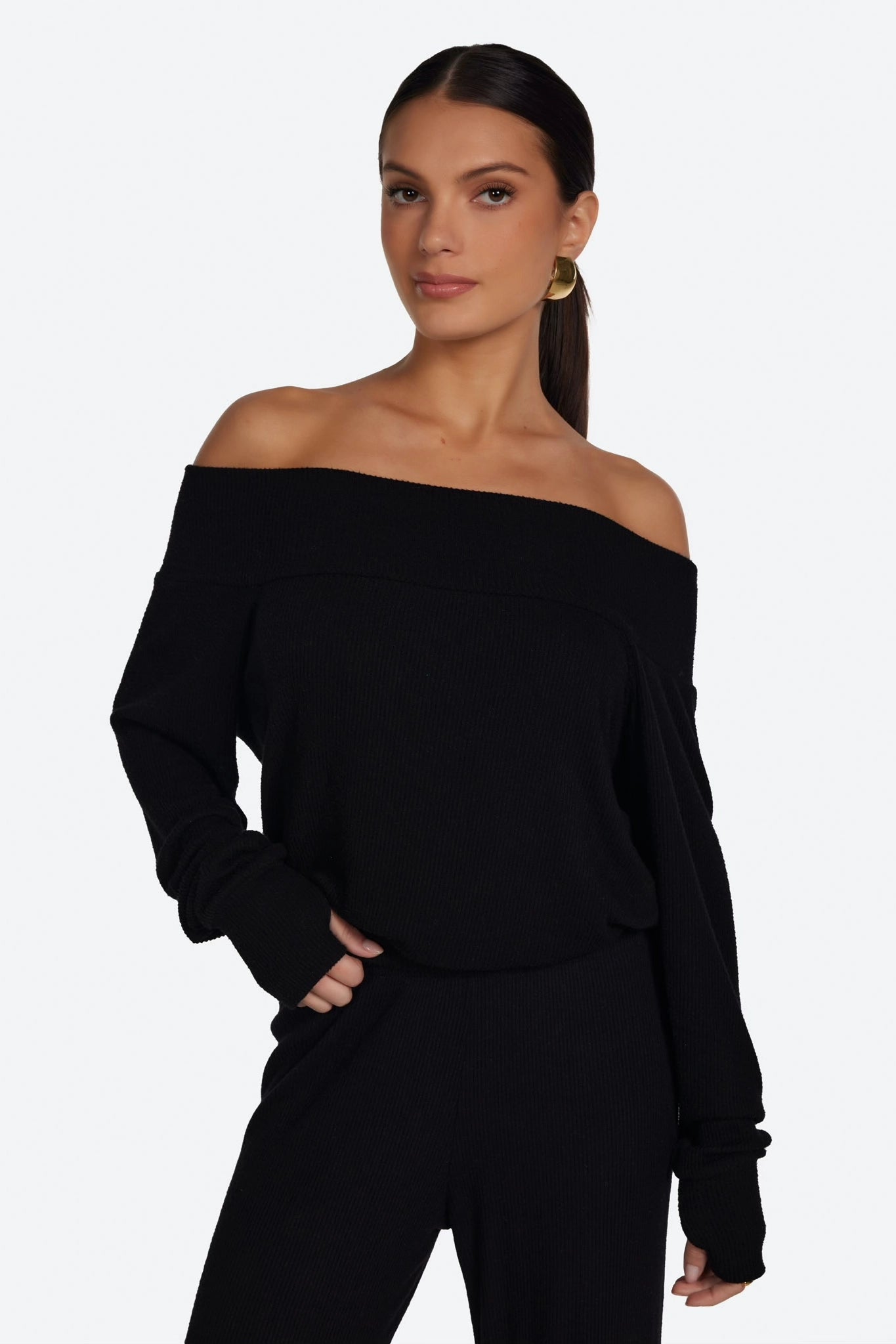 Zen Core Rib Wideleg Pant