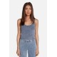Perle Denim Wash Tank