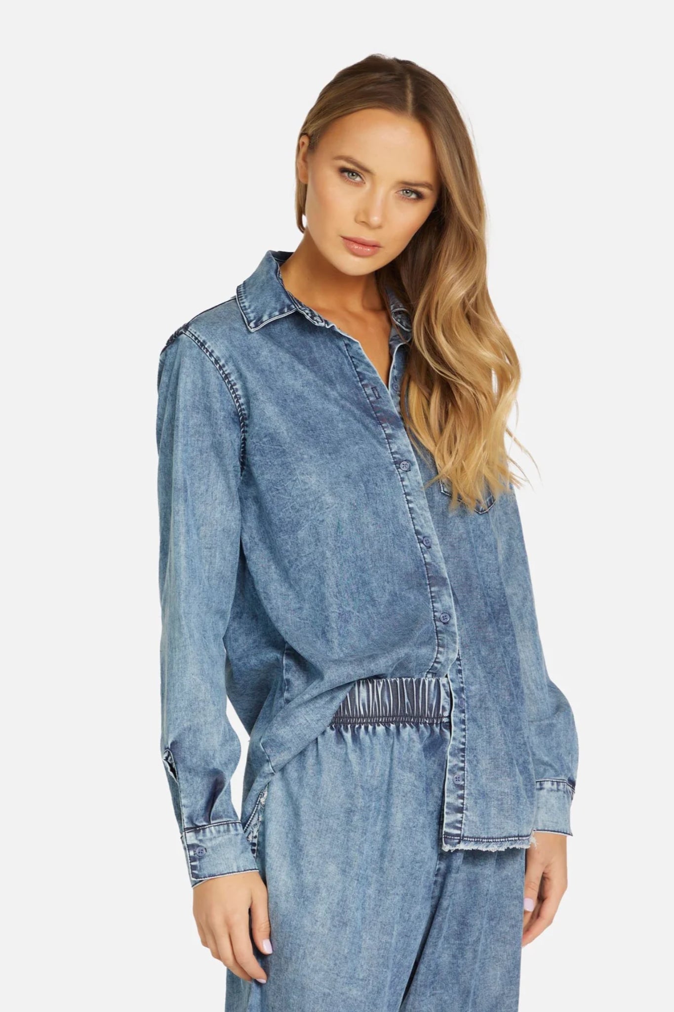 Tone Oversized Boyfriend Shirt