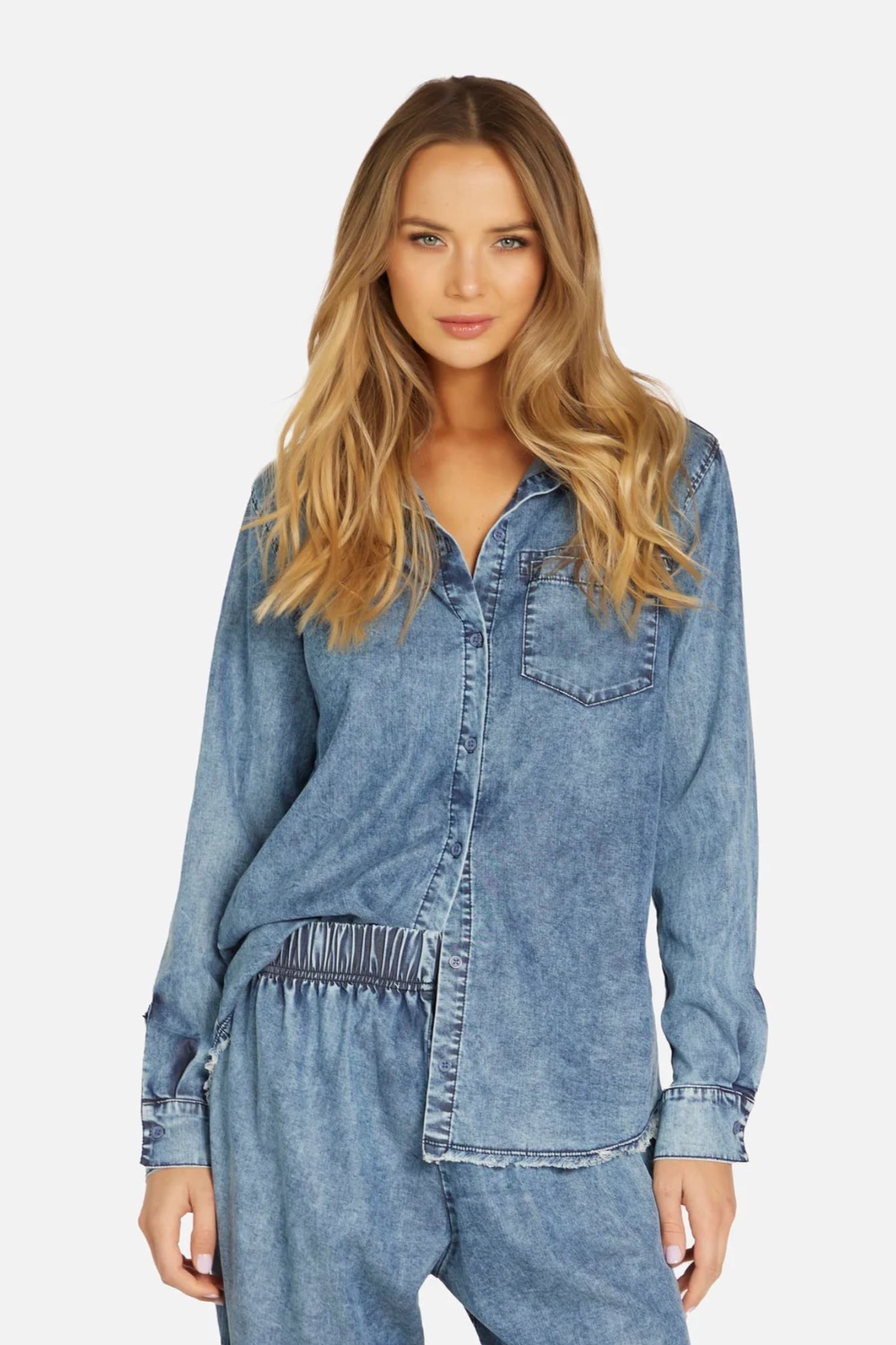 Tone Oversized Boyfriend Shirt