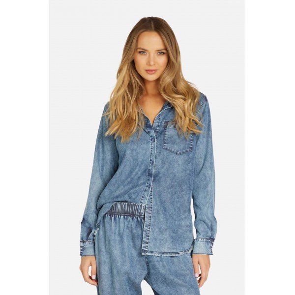 Tone Oversized Boyfriend Shirt