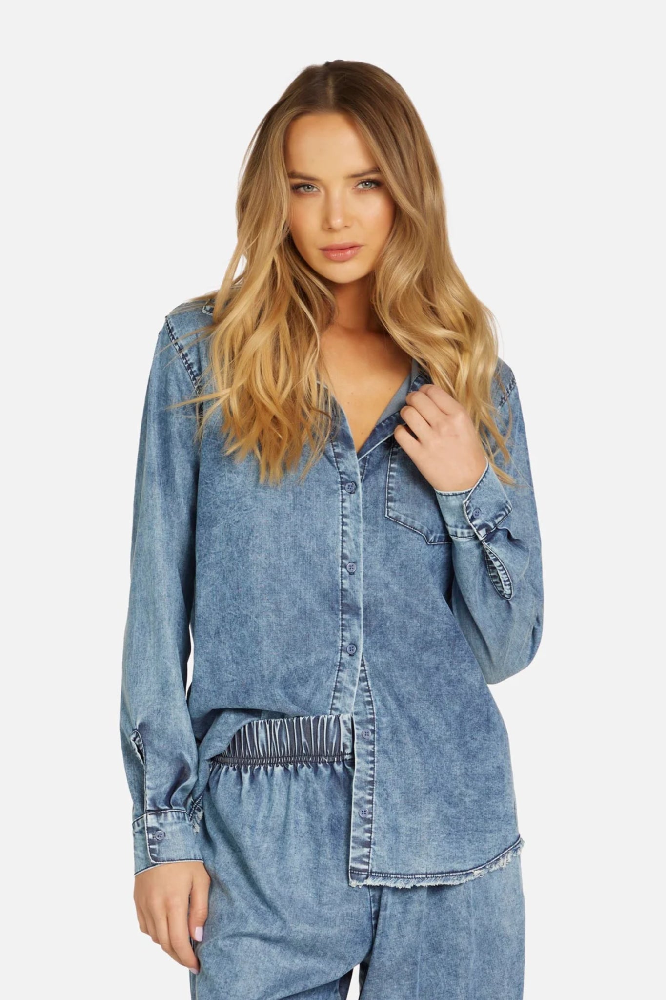 Tone Oversized Boyfriend Shirt
