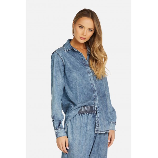 Tone Oversized Boyfriend Shirt