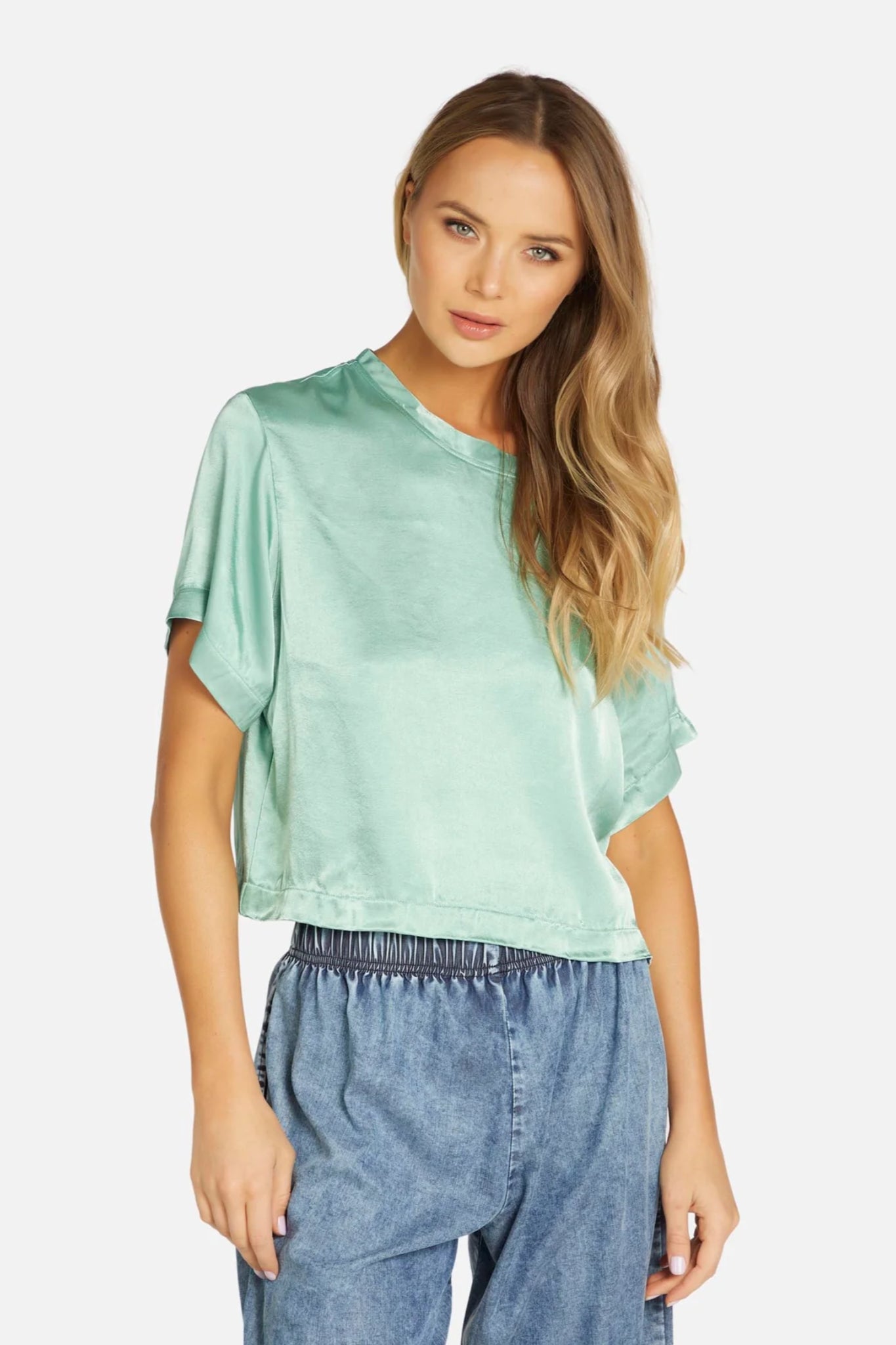 Lumina Short Sleeve Boxy Top