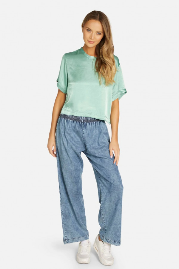 Fascino Short Sleeve Boxy Top